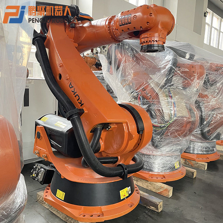 جهاز تحكم KRC4 وبرنامج Kuka للتصنيع الدقيق للروبوتات KUKA المستخدمة المحدودة - وقت الشراء! روبوت KUKA KR210، الخيار المثالي للرش عالية الكفاءة وتحميل / تفريغ