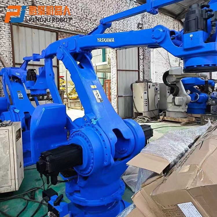 4 محاور روبوت مستعمل Yaskawa MPL800 ذراع تمتد 3159 مم تحميل 800 كجم روبوت خاص للتكديس لمصنع الطوب
