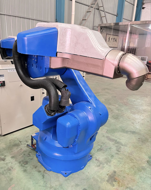 تستخدم Yaskawa EPX2900 ذات 6 محاور أوتوماتيكية بالكامل مع ذراع آلي للرش مع جهاز مقاوم للانفجار