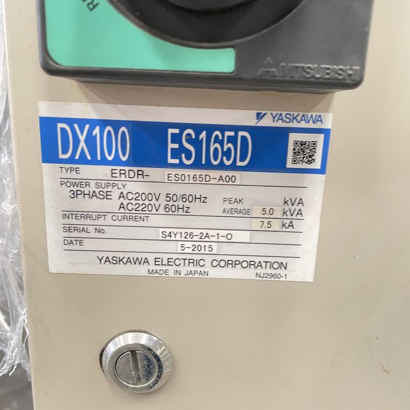 Yaskawa ES165D مستعملة روبوت آلي لحام ستة محاور روبوتات yaskawa آلة ختم روبوت