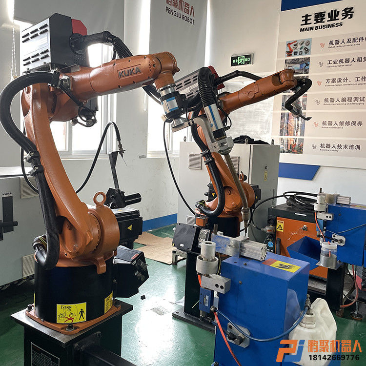 Kuka KR5R1400 روبوت لحام أوتوماتيكي بستة محاور مع ذراع تمتد 1400 مم وتحميل 5 كجم
