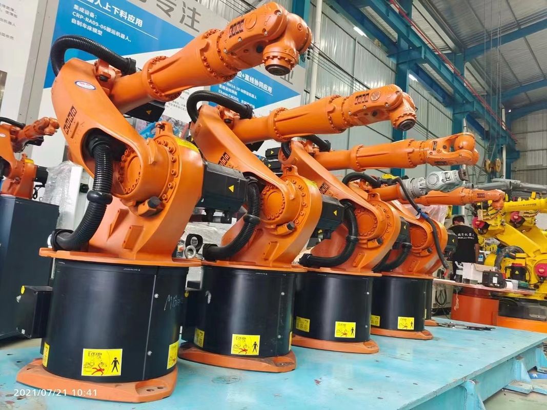 KR16L6 6kg الحمولة المفيدة 6 محور روبوت XP مجلس التحكم الأرضية / السقف تركيب منحدر زاوية قوس لحام مجموعة MIG