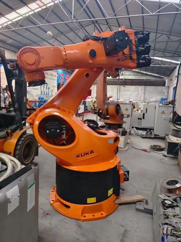 KR 510 R3080 روبوت تحديد الصفائح t kuka ذراع ميكانيكية صناعية ذات 6 محاور وحمل صناعي يبلغ 500 كجم روبوت KUKA KR 510 R3080 هو ذراع روبوتية ذات 6 محاور وتقدم حمولة 510 كجم و 3076 مم