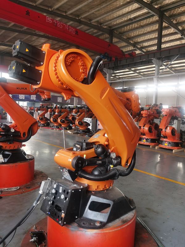 كوكا KR240 R2700 رئيس الوزراء KRC4 وحدة تحكم 6 محورات الروبوت Palletizing المزيج المثالي 2700mm تصل إلى 240kg حمولة