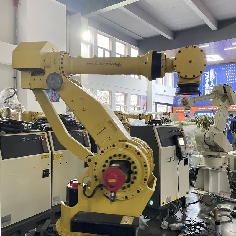 الروبوت الصناعي 6 محاور Fanuc M-900iA/350 الروبوت لحام 350kg حمولة مفيدة 2655mm يصل للتعامل مع تجميع التلميع واللصق