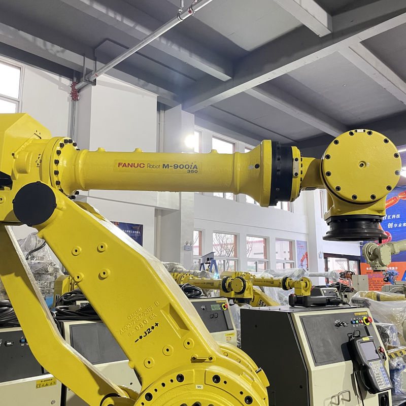 الروبوت الصناعي 6 محاور Fanuc M-900iA/350 الروبوت لحام 350kg حمولة مفيدة 2655mm يصل للتعامل مع تجميع التلميع واللصق