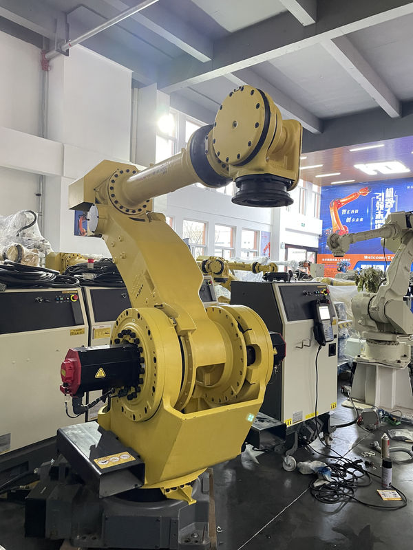 فانوك M-900iA 350 روبوتات مستعملة 6 محاور 2655mm وصول R30iA وحدة تحكم مثالية لتحليل الحاويات وأكثر