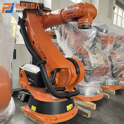 تستخدم KUKA Robot KR210 Auto Parts Handling Palletizing Robot Arm C2 Control Cabinet