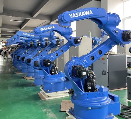 يستخدم Yaskawa MH24 مفصلية ذراع الروبوت روبوت لحام بالليزر أوتوماتيكي بالكامل