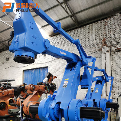 4 محاور روبوت مستعمل Yaskawa MPL800 ذراع تمتد 3159 مم تحميل 800 كجم روبوت خاص للتكديس لمصنع الطوب
