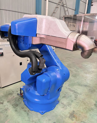تستخدم Yaskawa EPX2900 ذات 6 محاور أوتوماتيكية بالكامل مع ذراع آلي للرش مع جهاز مقاوم للانفجار