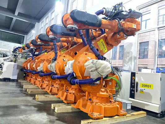 IRB6640 يستخدم ABB Robot لتحميل وتفريغ مناولة المواد