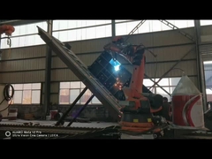 MH50 DX100 يستخدم Yasakawa الذراع الروبوتية المفصلة لتوزيع الطلاء قطع الألياف الزجاجية